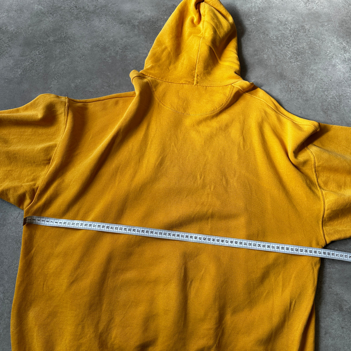 Russell Athletic Yellow Michigan Graphic Hoodie XXL