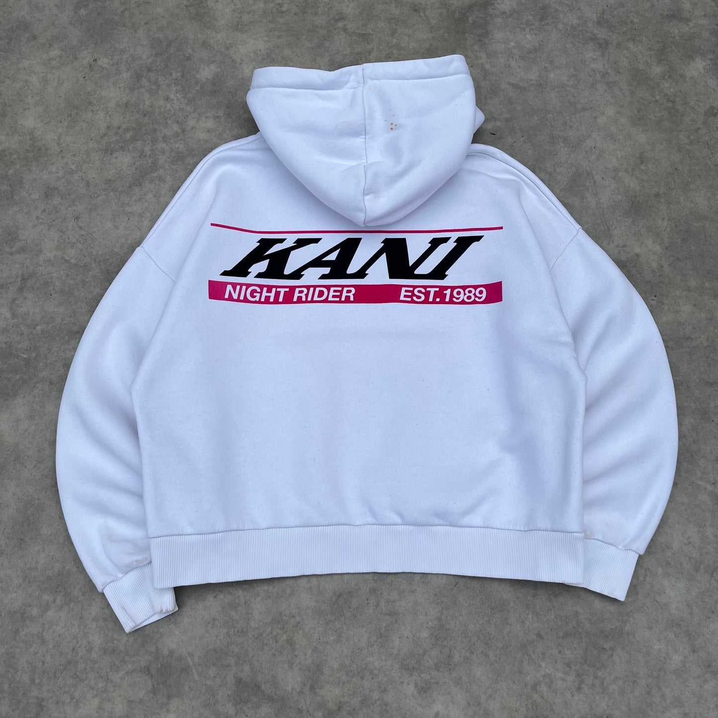 Karl Kani White Hoodie S