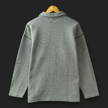 New Horizon 1/4 Buttoned Vintage Sweater