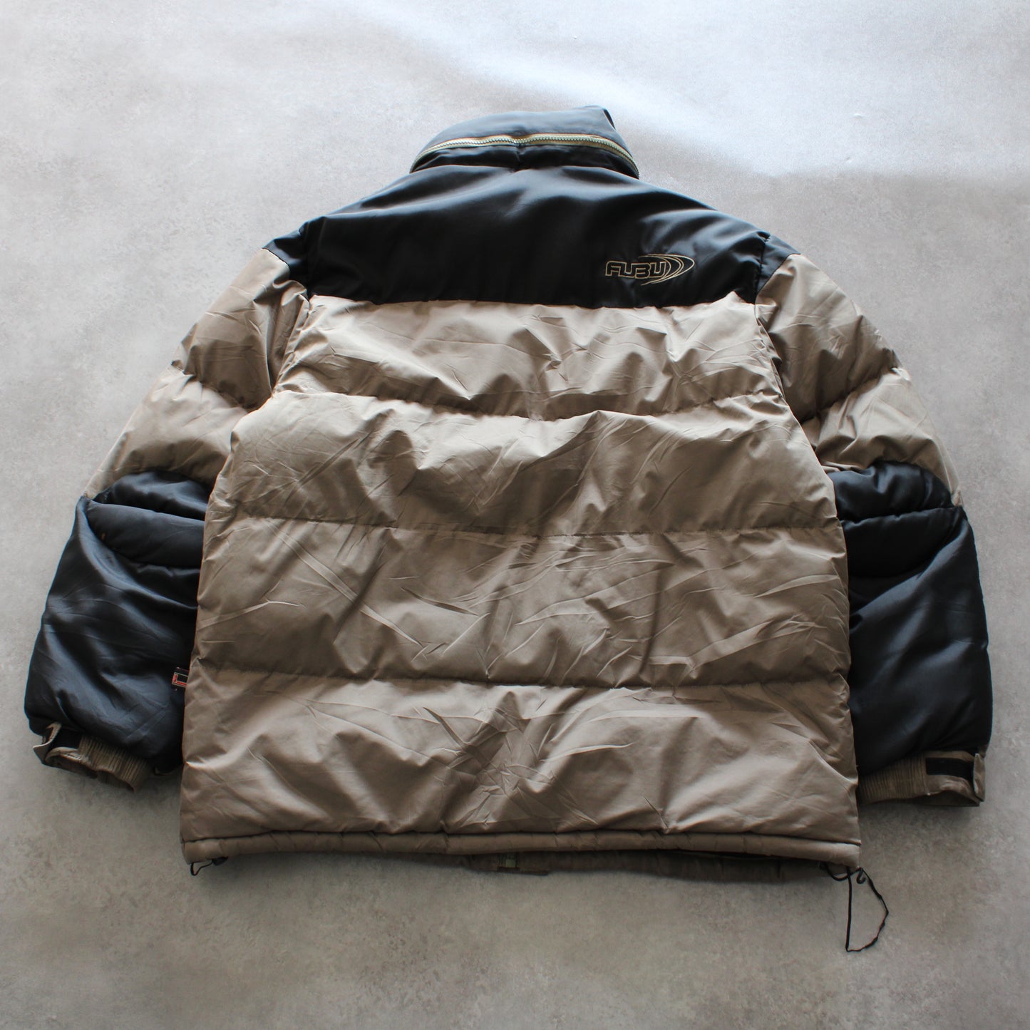 FUBU Two-Tone Puffer Jacket (Man-XL, Distressed)