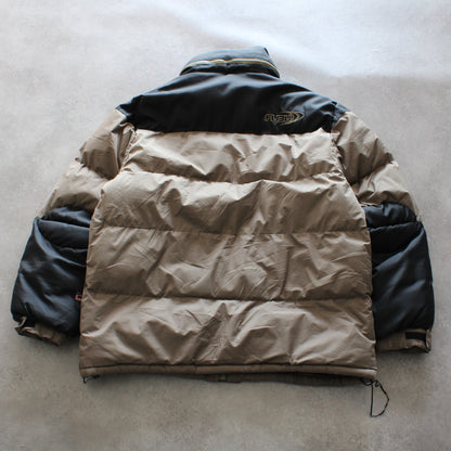 FUBU Two-Tone Puffer Jacket (Man-XL, Distressed)