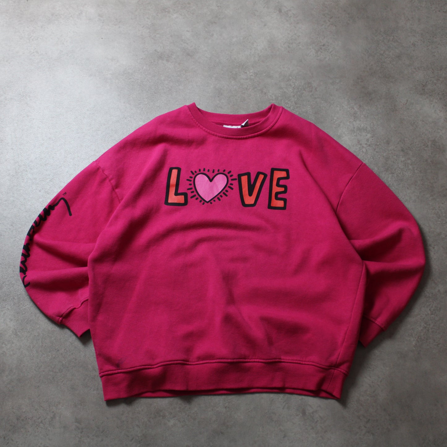 Keith Haring Oversized Crewneck (Women-M) [SPOTTED]