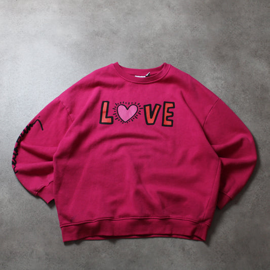 Keith Haring Oversized Crewneck (Women-M) [SPOTTED]