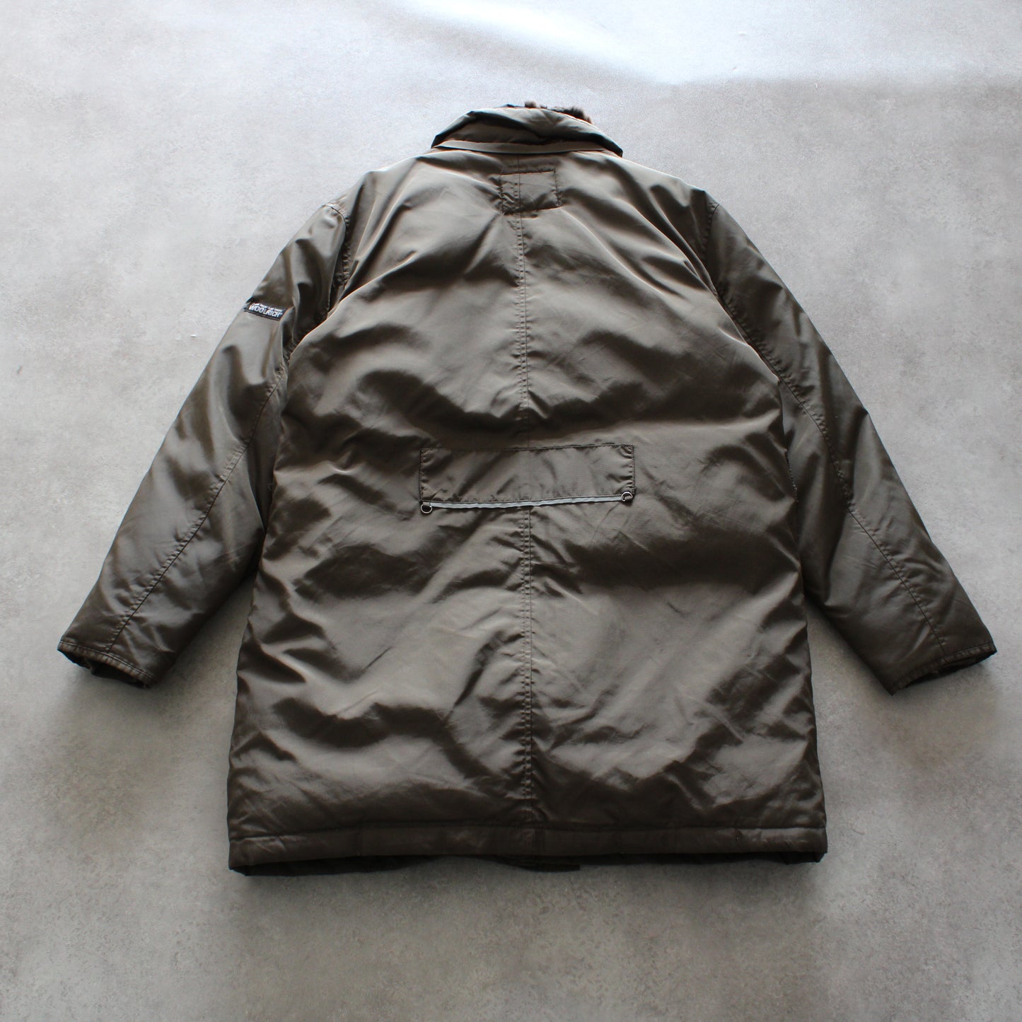 Woolrich Vintage Brown Long Coat (Man-XXL)