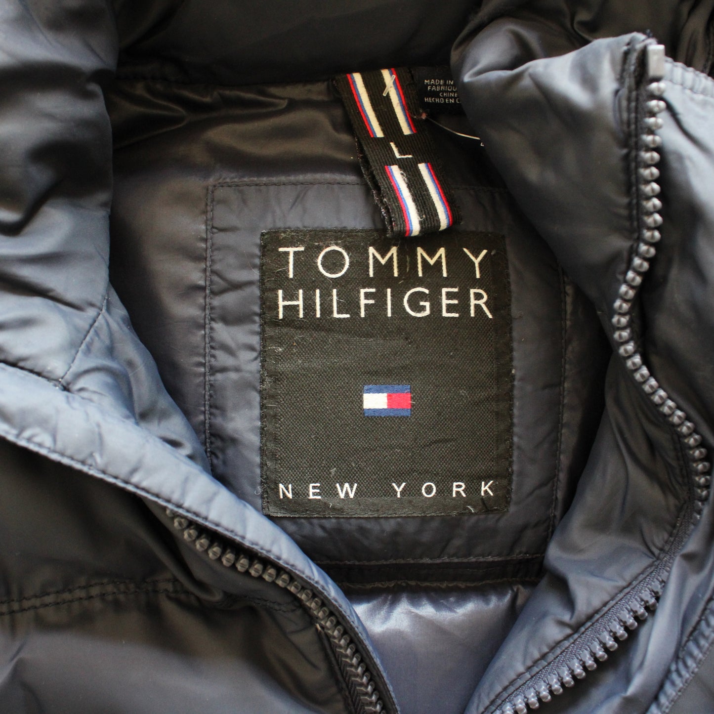 Tommy Hilfiger Long Puffer Jacket - Navy Blue (Man-L)