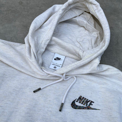Nike White Hoodie S