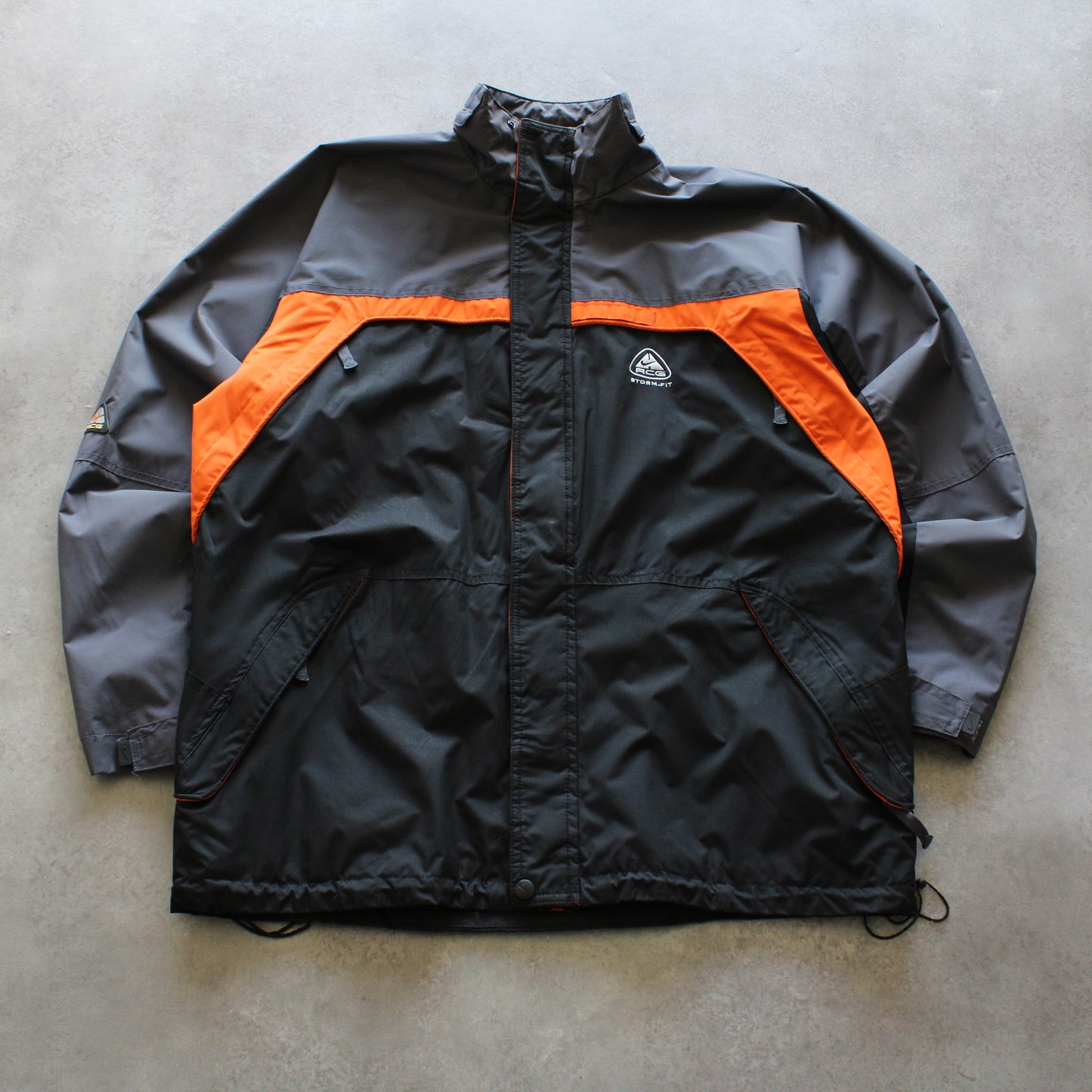 Nike ACG Black & Orange Storm-Fit Jacket (Man-XXL)