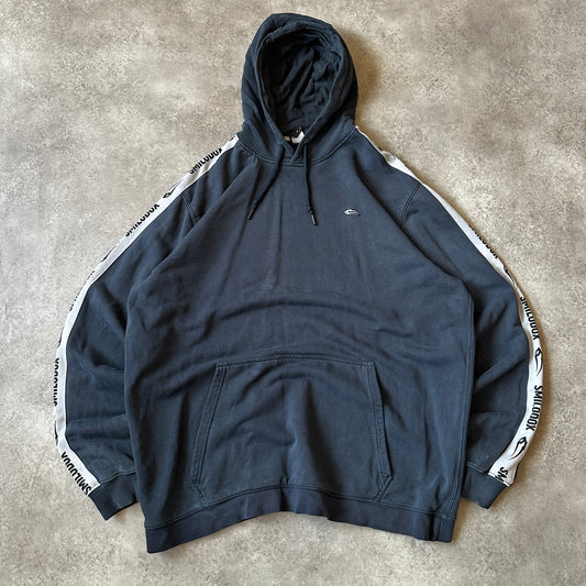 Smilodox Dark Grey Side Tape Sleeve Hoodie 4XL