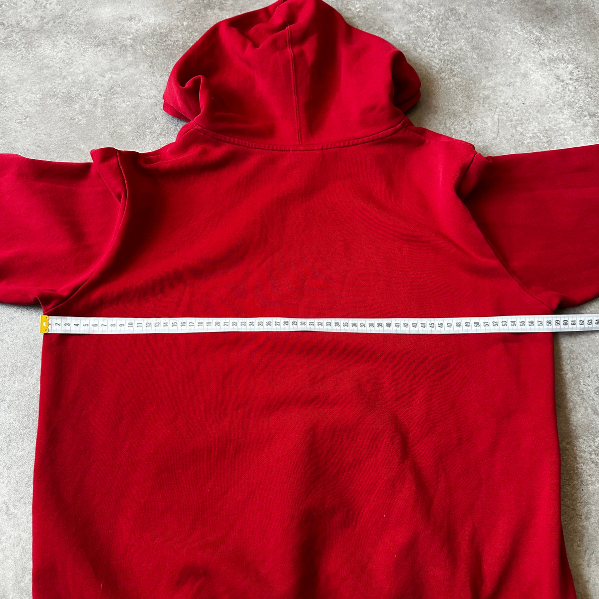 Adidas Red & Blue Trefoil Big Logo Hoodie M