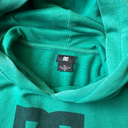 DC Shoes Green Big Center Logo Hoodie XL