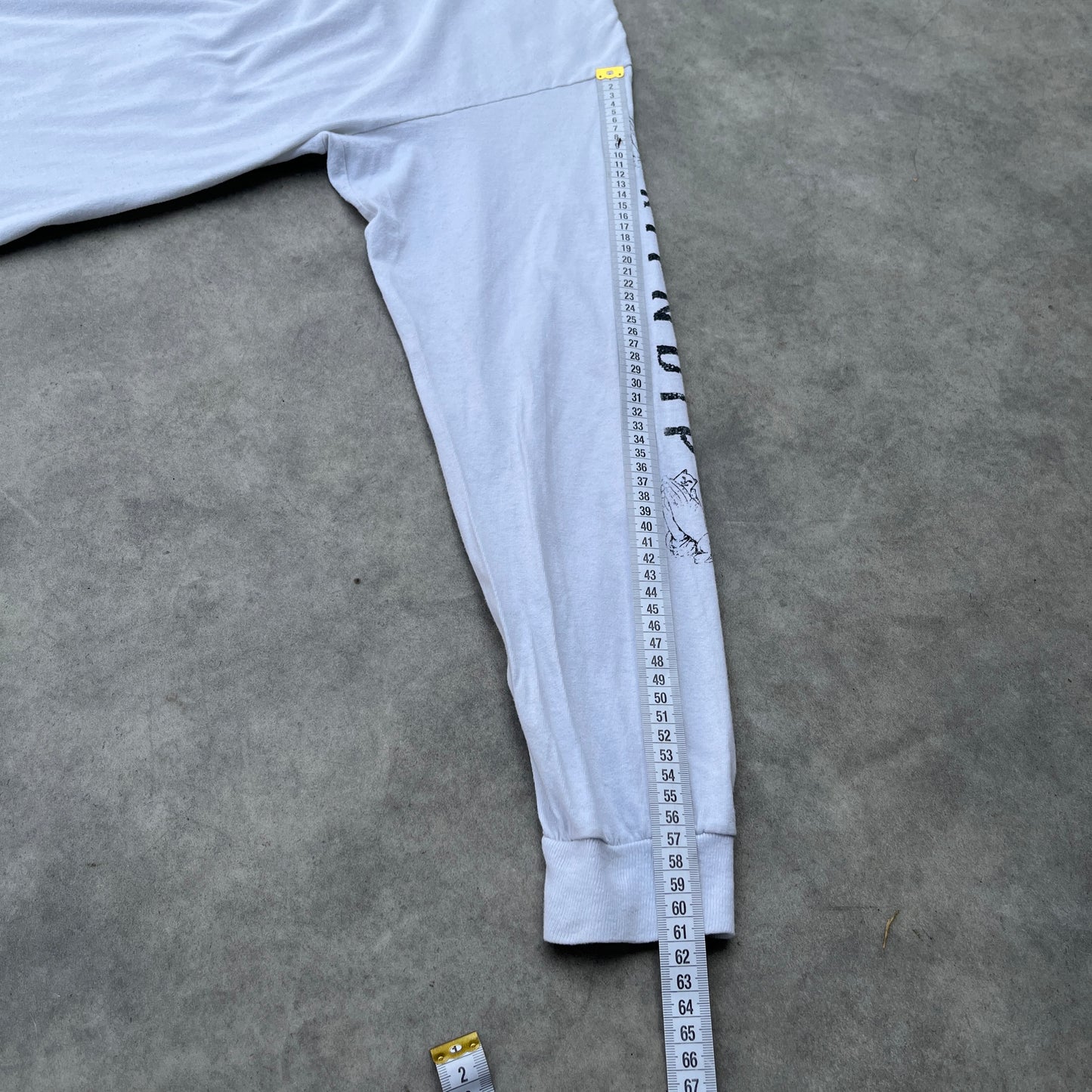Rip N Dip White Pocket Long Sleeve Shirt L