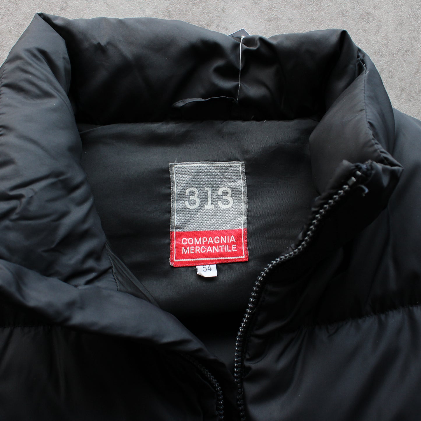 313 Black Puffer Jacket & Vest (Man-54 / XL)