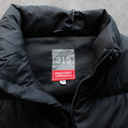 313 Black Puffer Jacket & Vest (Man-54 / XL)