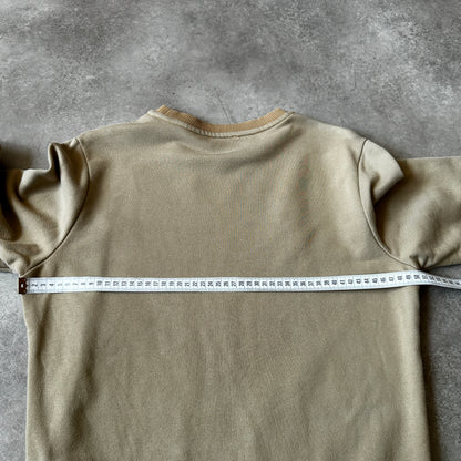 Pepe Jeans Beige Script Logo Crewneck Sweatshirt M
