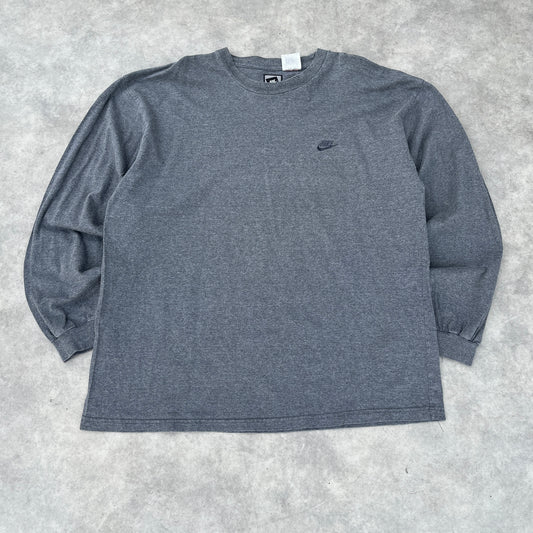 Nike Grey Long Sleeve Shirt XXL