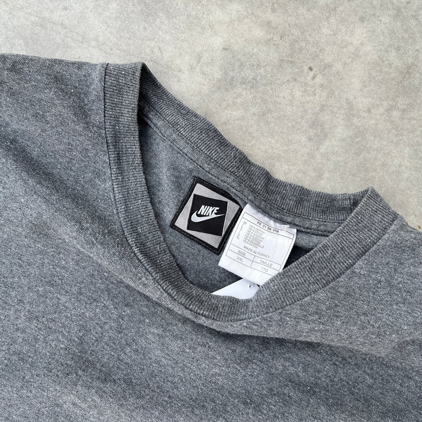 Nike Grey Long Sleeve Shirt XXL