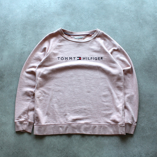 Tommy Hilfiger Embrioed Logo Sweatshirt - Pink (Man-L)