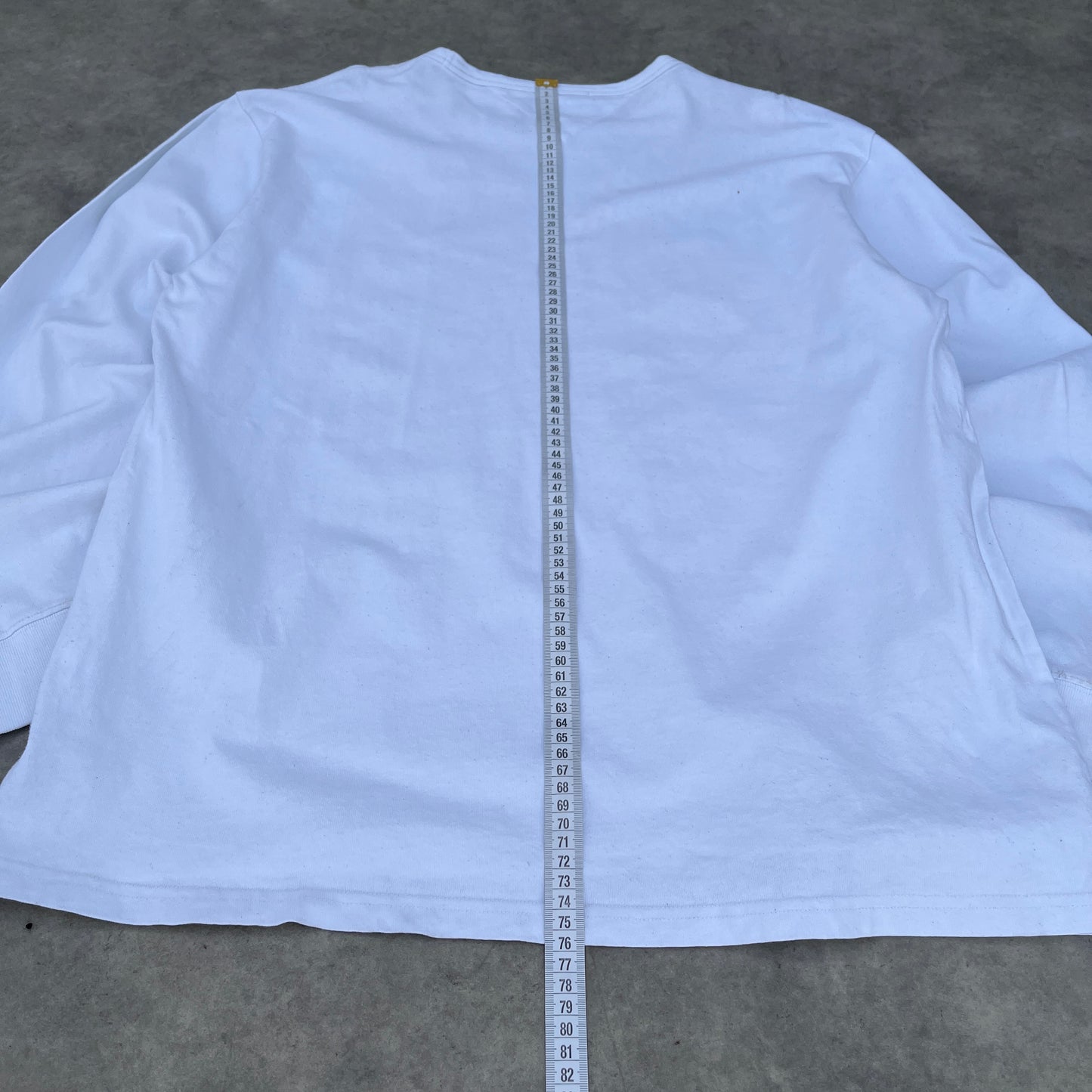 Tommy Jeans White Graphic Long Sleeve Shirt XXL