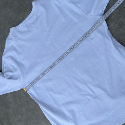 Tommy Jeans White Graphic Long Sleeve Shirt XXL