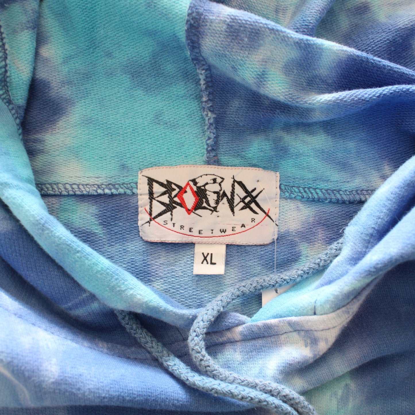 Bronxx Vintage Tie-Dye Hooded Tee (Man-XL)