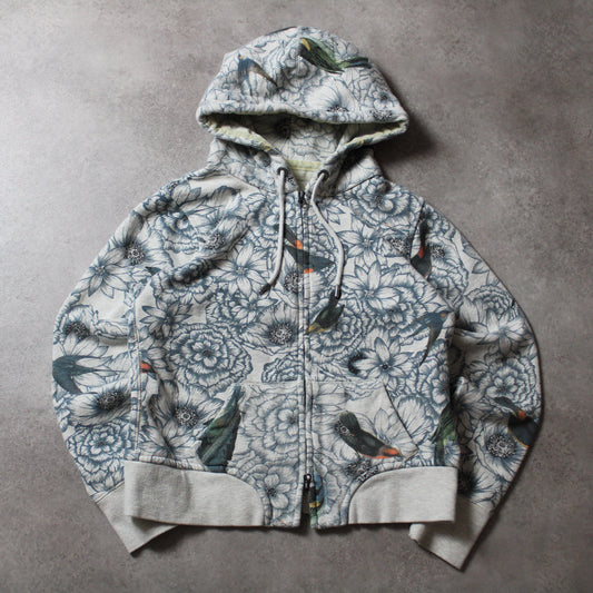 Rough And Fine Vintage Khujo Kapuzenpullover mit Reißverschluss (Damen-M) 