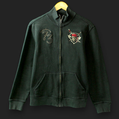 Disneyland-Pullover mit durchgehendem Reißverschluss (Größe S)