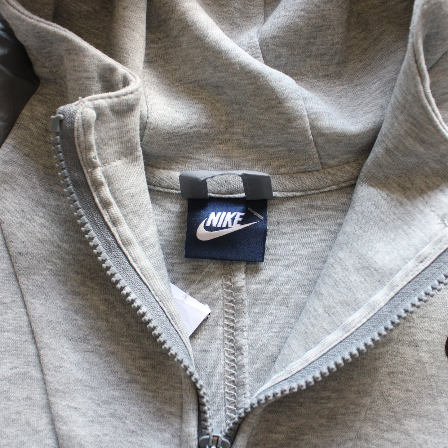 Nike Zip Up Hoodie-Light Grey (Woman-L)