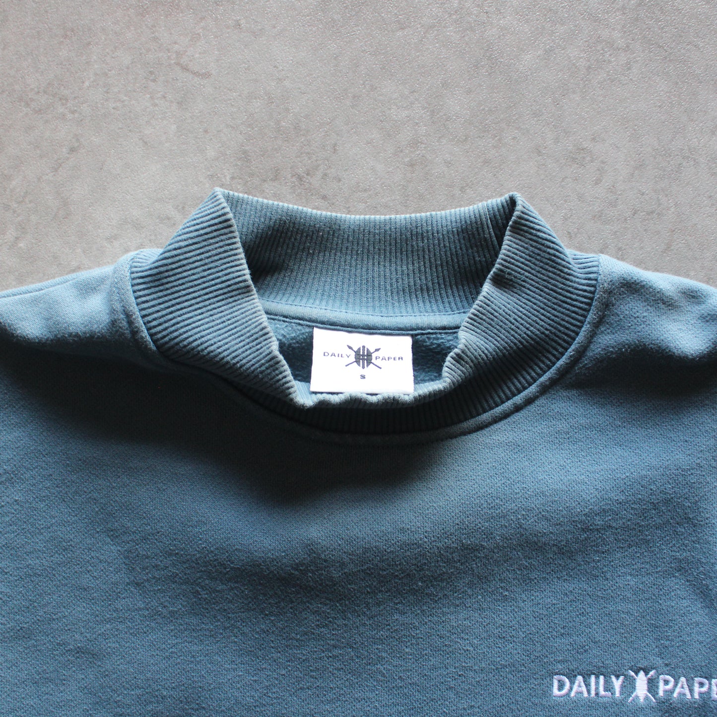 Daily Paper Embroidered Crewneck - Blue ( Man-S)