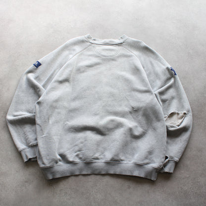 Adidas Vintage NY Distressed Crewneck - Grey (Man-L)