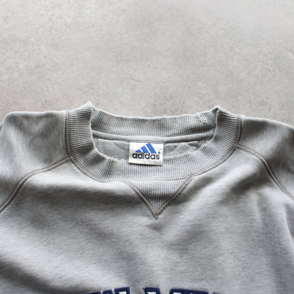 Adidas Vintage NY Distressed Crewneck - Grey (Man-L)