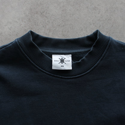 Daily Paper Crewneck Embroidered - Dark Blue (Man-XS)