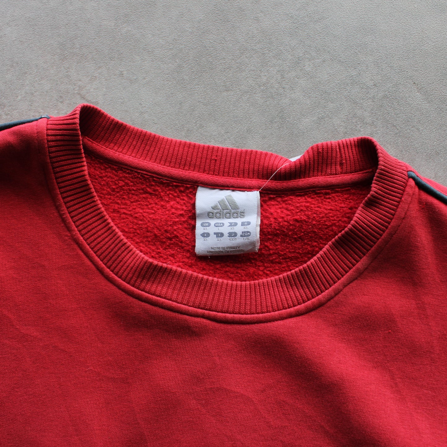 Adidas Y2K Crewneck Center Embroidered - Red (Man-XL)