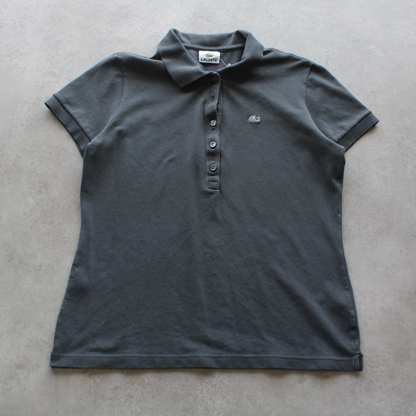 Lacoste Polo Shirt - Charcoal Grey (Woman-L)