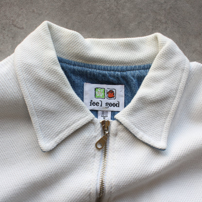 Feel Good Zip Up Vintage - White (Man-M)