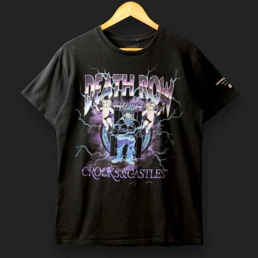 T-Shirt mit Death Row-Aufdruck (Größe M)