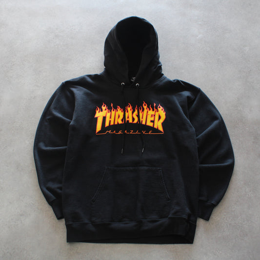 Thrasher Printed Hoodie - Black (Man-S)