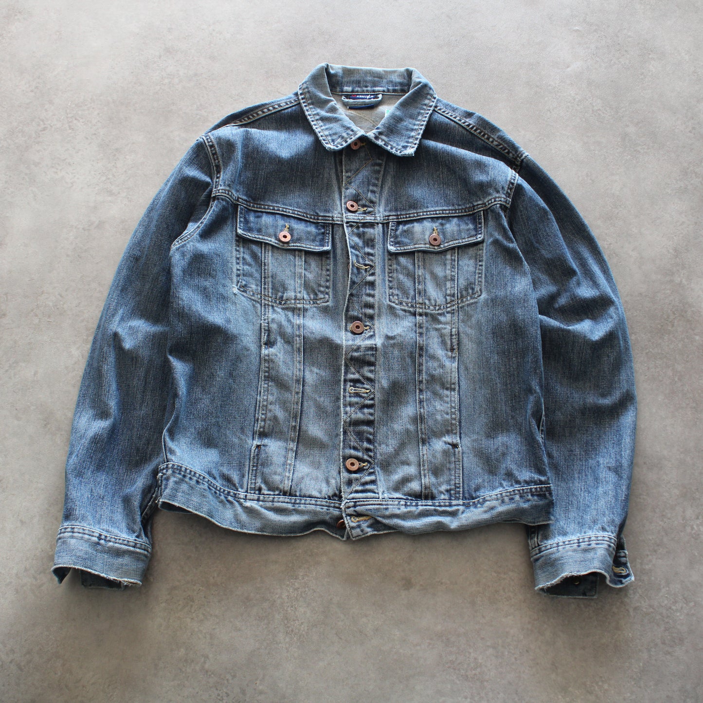 Kenvelo Denim Jacket – Blue (Man-XL)