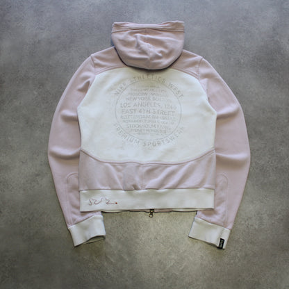 Nike Full Zip Hoodie – Light Pink/White (Woman-S)