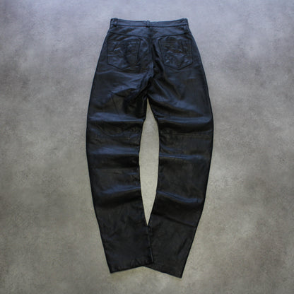Vintage Leather Pants – Black (Man-W30)