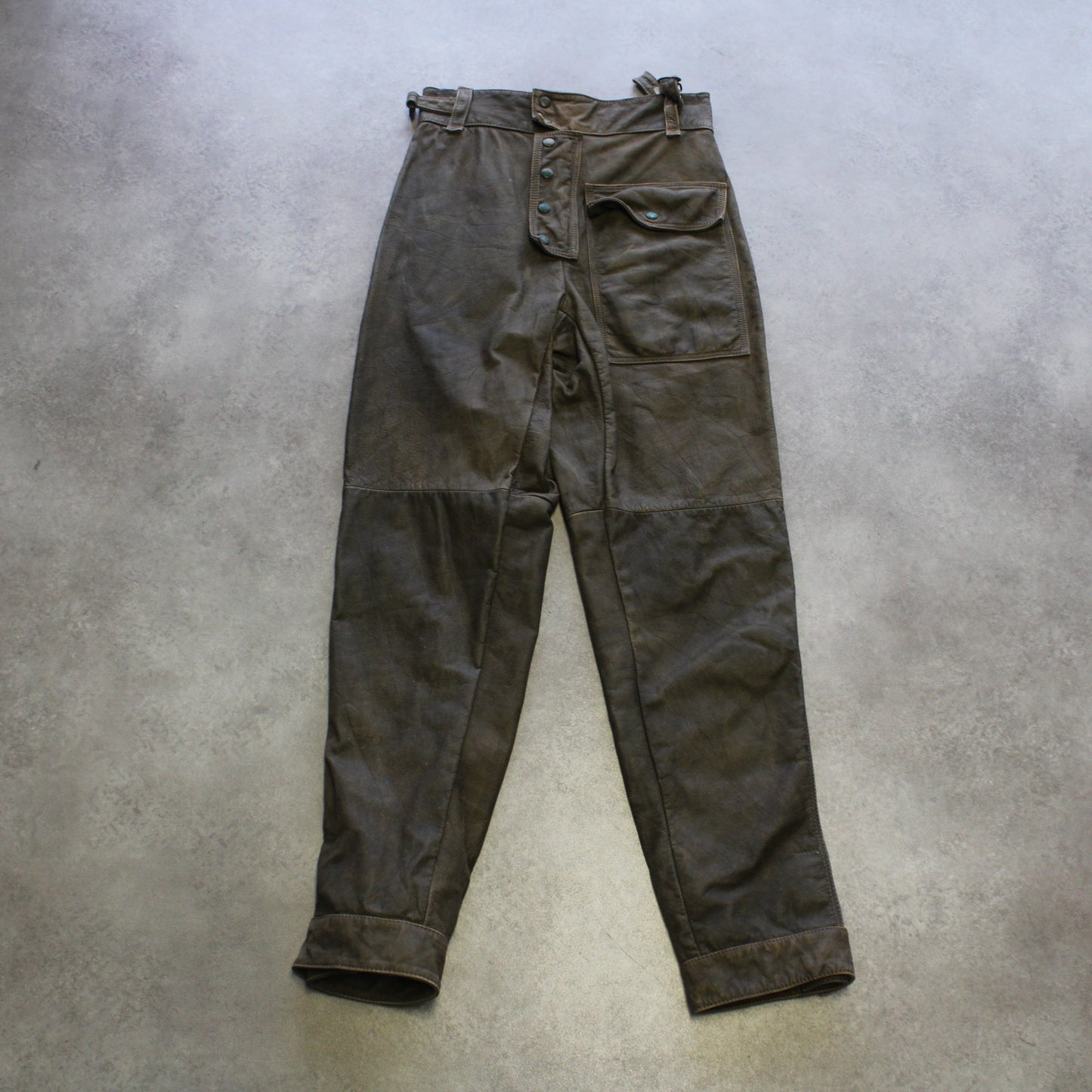 Vintage Leather Pants – Brown (Man-W30)