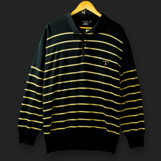 Francolini 1/4-Knopf-Strickpullover (Größe XL)