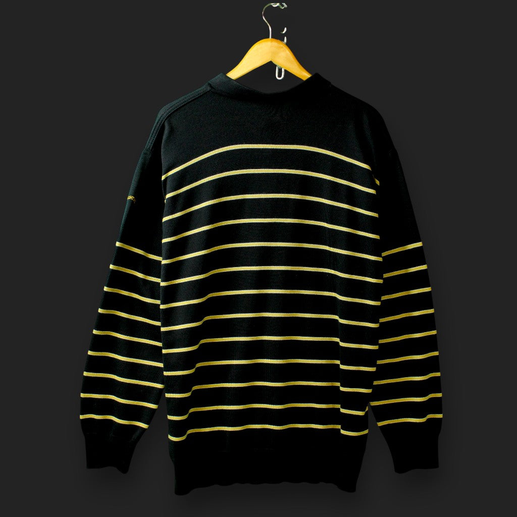 Francolini 1/4-Knopf-Strickpullover (Größe XL)