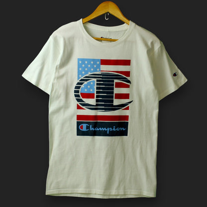 Bedrucktes T-Shirt von Champion (Größe S)