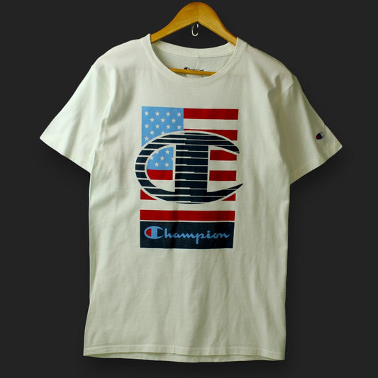 Bedrucktes T-Shirt von Champion (Größe S)