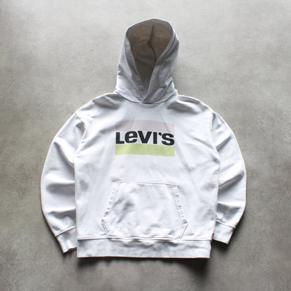 Levi’s Printed Hoodie – White (Man-S)