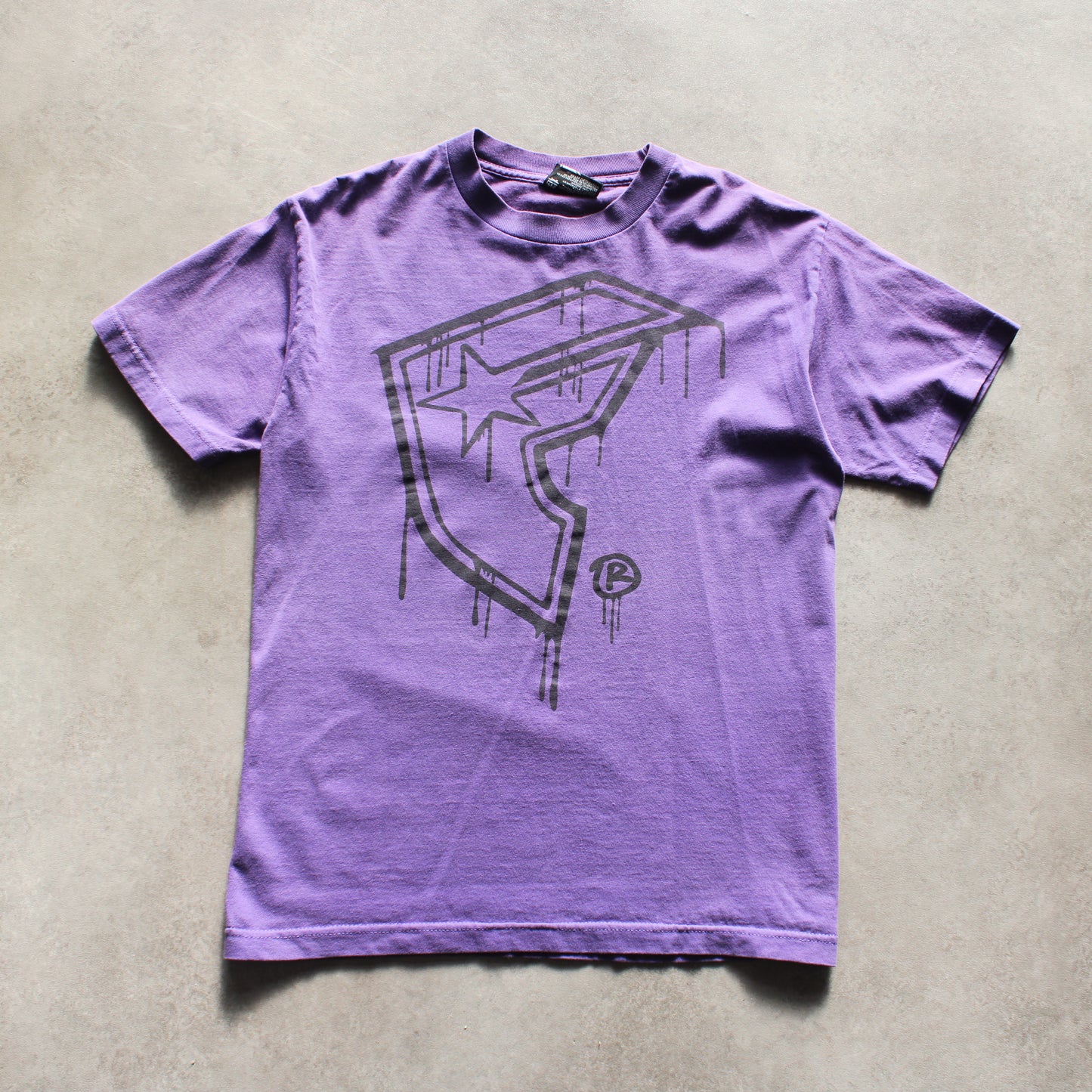 Famous Printed Tee – Purple (Man-M)
