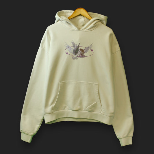 Bedruckter Kapuzenpullover von UPSOALE (Größe L)