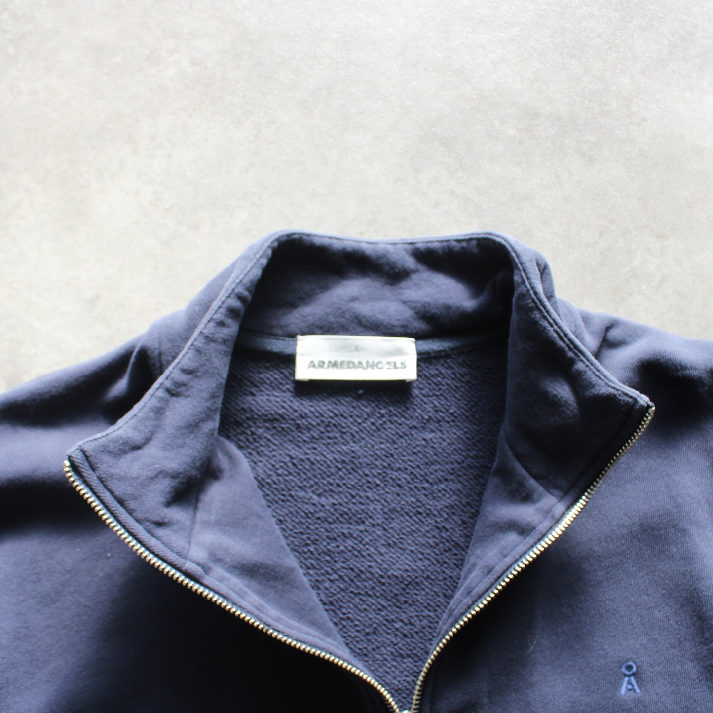 Armedangels Zip Up Sweater – Navy (Man-L)