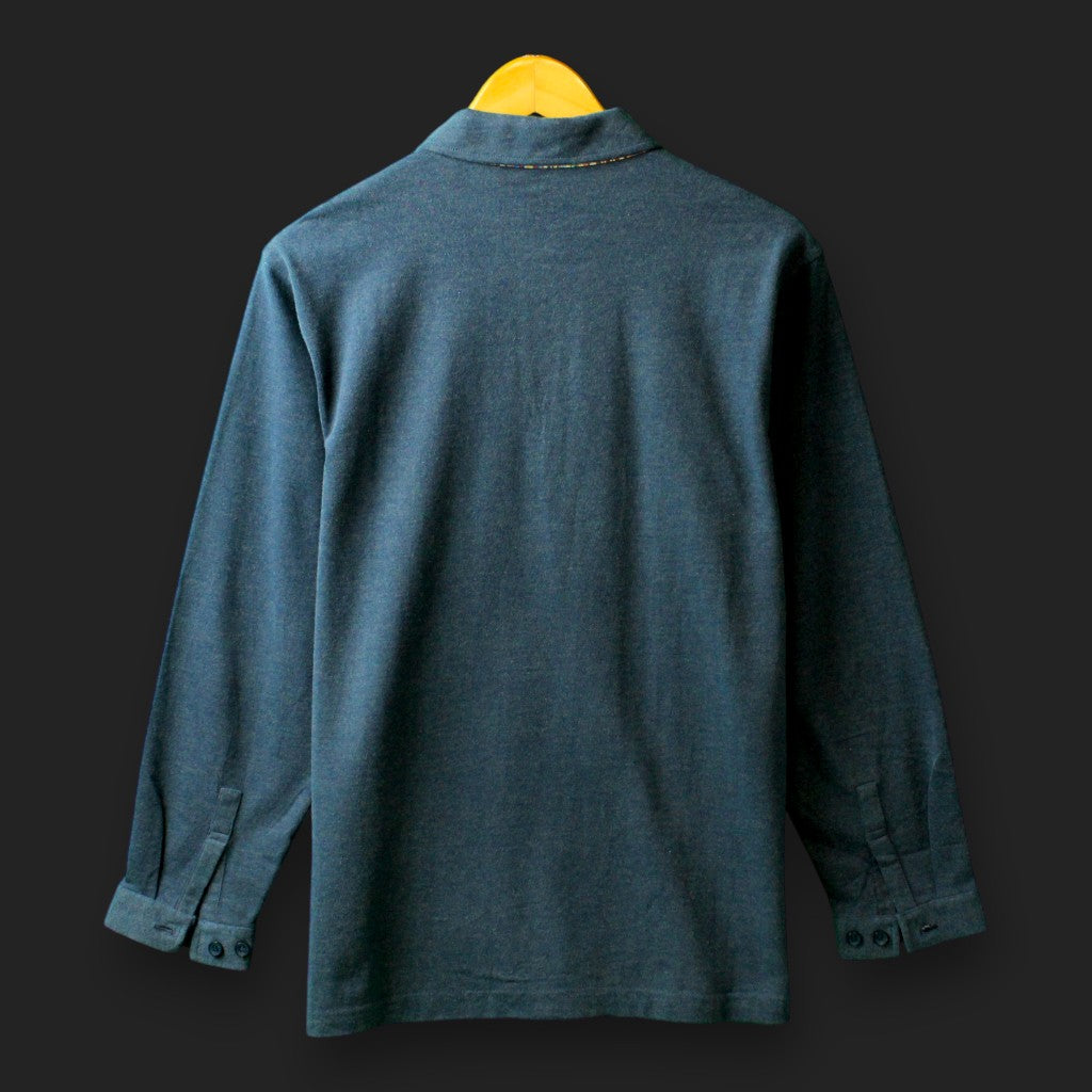 Paul Smith Langarm-Poloshirt (Größe L)