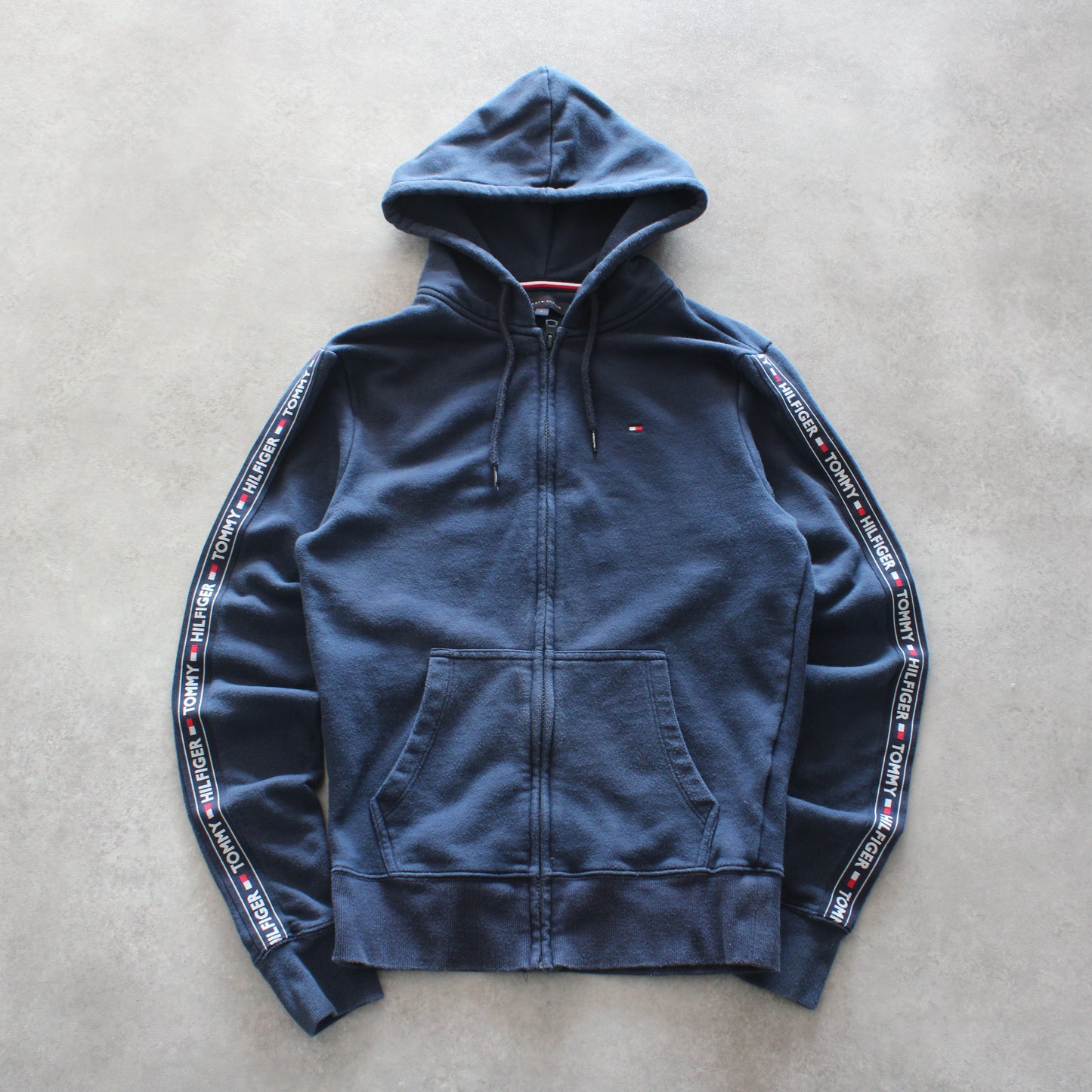 Tommy Hilfiger Full Zip Hoodie – Navy (Man-S)